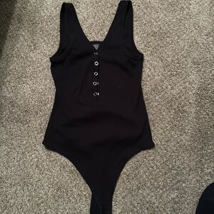Wild Fable Black Onsie Bodysuit